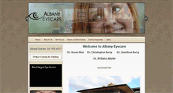 Desktop Screenshot of albanyeyecare.com